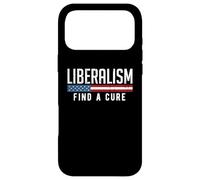 Libéralisme Find a Cure Funny Political Meme Humour Graphic Coque pour iPhone 17 Pro Max