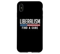 Libéralisme Find a Cure Funny Political Meme Humour Graphic Coque pour iPhone XS Max