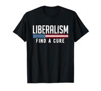 Libéralisme Find a Cure Funny Political Meme Humour Graphic T-Shirt