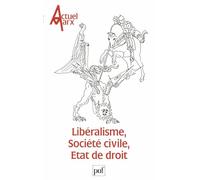 Libéralisme, société civile, état de droit