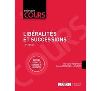 Libéralités et successions Avec des exercices corrigés de liquidation - Bernard Beignier - Lgdj - broché - Scolaire / Universitaire