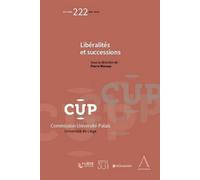 Libéralités et successions - Pierre Moreau - Anthemis - broché - Etude