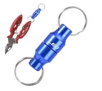 Libération magnétique de Filet en d'aluminium de diamètre 1,4 cm | Aimant de pêche à la Mouche avec aimants puissants Longue durée de Vie Facile à Transporter | Boucle magnétique de pêche |