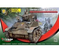 MIRAGE HOBBY Light Tank M3A3, libération de Paris - 1/72 - MIRAGE HOBBY 726068