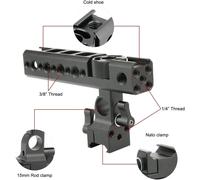 Libération Rapide Nato Poignée Supérieure Avec Serrage De Tige De 15 Mm Et Sabot Pour Sony A6500 Cage/Appareil Photo Dslr/Caméscope Cage Rig[Z354]