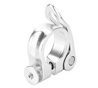 Libération rapide pour vélo jeune de 25 mm, collier de serrage de tige de selle en alliage d'aluminium de 25,4 cm, collier de serrage à dégagement rapide pour vélo de route, VTT et vélo de terrain