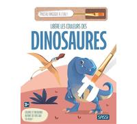 Libère les couleurs des dinosaures + pinceau magique a l'ea - Toad Creative Studios - Sassi - cartonné - Jeux livres objets