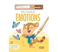 Sassi Junior – Libère les couleurs des émotions – Livre cartonné avec pinceau magique à l'eau