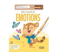 Sassi Junior – Libère les couleurs des émotions – Livre cartonné avec pinceau magique à l'eau