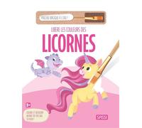Libère les couleurs des licornes + pinceau magique a l'eau - Toad Creative Studios - Sassi - cartonné - Jeux livres objets