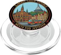 Liberec République tchèque Souvenir de Voyage PopSockets PopGrip pour MagSafe