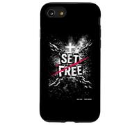 Libérez de John 8 36 Free Indeed Cross Faith Coque pour iPhone SE (2020) / 7/8