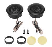 Libérez le potentiel sonore de votre voiture grâce aux tweeters à dôme en soie de 200 W, parfaits pour une intégration sonore harmonieuse et une