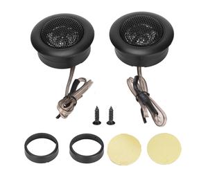 Libérez le potentiel sonore de votre voiture grâce aux tweeters à dôme en soie de 200 W, parfaits pour une intégration sonore harmonieuse et une