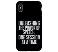 Libérez Le Pouvoir de la Parole Une Session d'orthophonie Coque pour iPhone X/XS