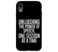 Libérez Le Pouvoir de la Parole Une Session d'orthophonie Coque pour iPhone XR