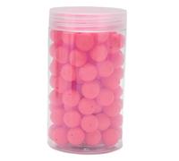 Libérez Votre créativité avec Ces Grandes Perles de Silicone Rondes de 15 Mm en Couleurs Vives pour l'artisanat, 105 Pcs Perles Silicone Lâche pour la Fabrication du Bracelet, Matériau (Bébé rose)