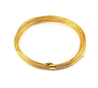 Libérez votre créativité avec le fil en aluminium de 5 m, parfait pour diverses utilisations de bijoux et d'artisanat