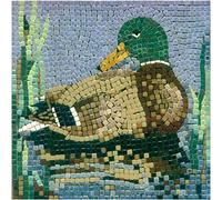 Libérez Votre Créativité, kit diy d'Art en Carreaux de Mosaïque, 20x 20cm Canard-2