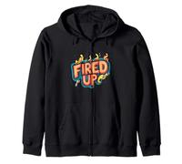Libérez votre puissance avec une tenue de déclaration Fired Up Sweat à Capuche