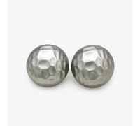 LIBERGA 12 Pièces Boutons Rond En Forme De Champignon,Argent,15mm