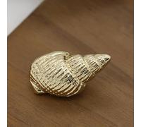 LIBERGA 20 Pièces Boutons En Forme De Coquillage avec Tige,Doré Clair,21mm