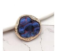 LIBERGA 30 Pièces Boutons Irréguliers De Mode Avec Shank, Bouton De Couture Pour Femmes Vêtements, Cardigans, Manteau, Projets D'Artisanat, Bleu Foncé, 25mm