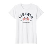 Liberia Friend Liberia Patrie Liberia Drapeau Liberia Cadeau T-Shirt Graphique avec Valeur