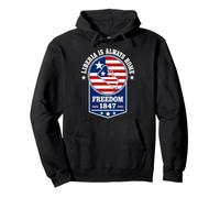 Liberia is Always Home - Carte du Drapeau libérien de la liberté 1847 Sweat à Capuche
