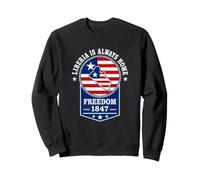 Liberia is Always Home - Carte du Drapeau libérien de la liberté 1847 Sweatshirt