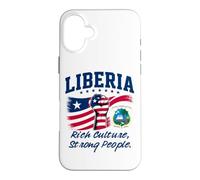 Liberia : Une Culture Riche, des Gens forts avec Un Drapeau en détresse Coque pour iPhone 16 Plus