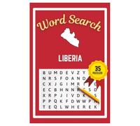 Liberia Word Search Puzzle Book: Easy to read print | 6x9 inches | 35 Puzzles, 315 Words, 53 Pages | Gift for Country & Geography Lovers, Vacations, Road Trips, Holidays, & Free Time