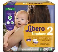 Libero Newborn Lot de 34 couches Taille 2 (3-6 kg)