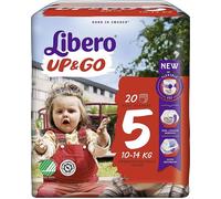 Libero Up Et Go Couches Culottes Taille 5 (10-14kg) Offre 4 Paquets De 20