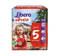 Libero Up Et Go Couches Culottes Taille 5 (10-14kg) Paquet De 20 Pz