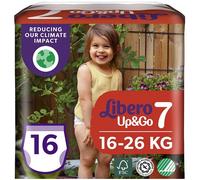 Libero Up Et Go Couches Culottes Taille 7 (16-26kg) Paquet De 16 Pièces
