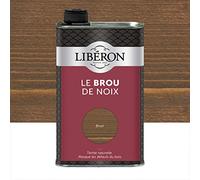 Libéron Brou de noix pour teinter et protéger meubles Brun foncé 500 ml diluable à l'eau