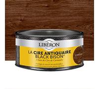 Libéron Cire antiquaire Black Bison en pâte, Chêne fumé 500cc