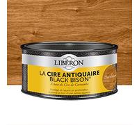 Libéron Cire Antiquaire Black Bison en pâte – Chêne moyen – 500 ml