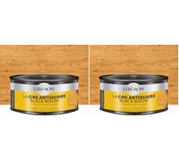Libéron Cire Antiquaire Black Bison en Pâte, Noyer Blond 500cc (Lot de 2)
