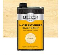 Libéron Cire antiquaire Black Bison liquide Chêne clair 0,5 L