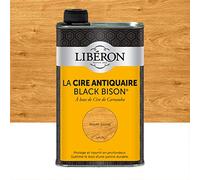 Libéron Cire antiquaire Black Bison Liquide, Noyer blond 0,5L