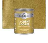 Libéron - La Crème à Dorer - Compiègne - 75ml | Recrée un Effet Feuille d'Or Naturel - Décore et Restaure - Bois Métal Pierre
