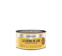 Libéron La Crème de Cire pour Bois - En Pâte - Noyer Fumé 250ml | Nourrit et protège des taches, Offre une jolie patine au bois, A base de cire végétale, Formule Biosourcée