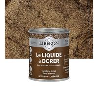 Libéron Le Liquide à Dorer Rambouillet 75ml | Vernis Brillant - Décore et Restaure - Intérieur Extérieur - Dorures