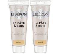 Libéron Pâte à bois - Réparation du bois, Naturel, 250g (Lot de 2)