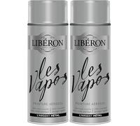 Libéron Peinture aérosol Les vapos, L'argent Métallisé, 400ML (Lot de 2)