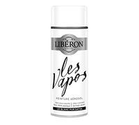 Libéron Peinture aérosol Les vapos, Le Blanc Pur Brillant, 400ML
