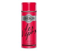 Libéron Peinture aérosol Les vapos, Le Rouge Intense Satin, 400ML