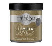Libéron Peinture décorative Le Métal Soyeux, Etain, 500 ML